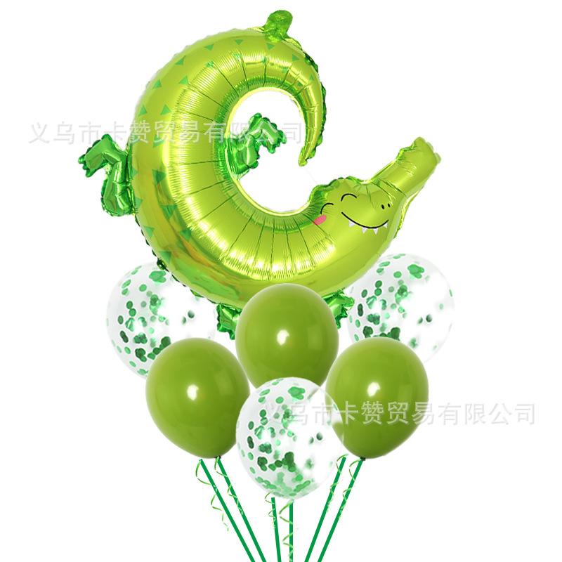 8pcs仿真鳄鱼套餐