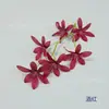Grampo de Cabelo de Orquídea Phalaenopsis Artificial Flor de Hanfu Acessórios de Lanterna de Ópera Novo Estilo Chinês Adereços para Sessão de Fotos Broche