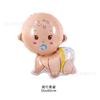 Nuevo chupón grande de bebé ángel Globo de película de aluminio con forma de bebé Suministros de decoración para fiesta de cumpleaños infantil al por mayor