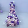 Novo Arranjo de Flores Artificiais em Cascata para Mesa para Quartos Privativos de Hotel, Decorações de Festa de Aniversário, Exibição de Palco de Casamento e Decoração de Janela