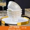 Juego de Platos para Uso Doméstico Cerámica Jingdezhen Vajilla Regalo para Eventos Venta al por Mayor Lujo Accesible Combinación de Plato de Hueso