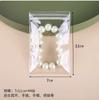 Saco Auto-selante Anti-oxidação de PVC Transparente Espessado Joias Literário Brinquedo Jade Brincos de Ouro Armazenamento de Joias Saco Selado