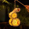 Farolillos de Mochila del Festival de Medio Otoño Paquete de Materiales DIY Hecho a Mano para Niños Farolillos Accesorios para la Decoración del Ambiente de la Escena del Evento Festivo