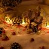 Fio de Luzes de Natal Transfronteiriço LED Decoração de Árvore de Natal Externa Papai Noel Atmosfera Fio de Luzes LED