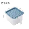 Caja de Almacenamiento de Plástico Transparente Sellada para Refrigerador con Asa, Contenedor de Almacenamiento de Granos para Cocina, Caja de Almacenamiento de Alimentos