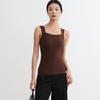 Ropa Base Térmica Sin Marcas Otoño e Invierno Lila Ropa de Belleza para la Piel Base Dos en Uno Cuello Cisne Chaleco Cálido Antiestático para Mujer