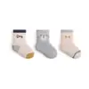Calcetines para Bebé Invierno Engrosados de Felpa Cálidos Calcetines para Recién Nacido Rayados Florales Unisex Calcetines de Media Pantorrilla para Niños