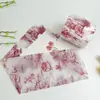 Flor de Colza Pera de Nieve Papel Ins Estilo Papel de Regalo de Alta Gama Envoltura de Flores Tamaño Pequeño Papel de Copia Floral Barato