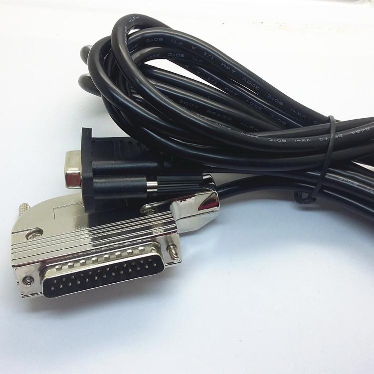 DB25公转DB9母串口线5