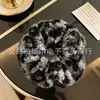 Gomas Elásticas para el Cabello de Alta Elasticidad para Mujer, Scrunchies de Lana Rayados de Gama Alta para Otoño e Invierno, Tamaño Grande, Suministro al por Mayor, Directo del Fabricante
