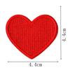 Nuevos Parches de Corazón de Dibujos Animados Termoadhesivos de la Fábrica Original, Parches de Tela Bordados para Zapatos, Ropa, Bolsas, Sombreros, Parches de Bricolaje