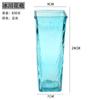 Vaso Geleira Nórdico Estilo Ins Garrafa de Vidro Transparente Flores Hidropônicas Decoração de Mesa Criativa Simples Vaso Colorido