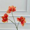 Tulipas Artificiais de Seda com 3 Pétalas, Flores Artificiais de Alta Qualidade para Paredes de Flores de Casamento e Decorações de Corredor