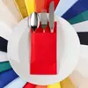Servilletas de Papel Espesado con Tacto de Lino, Personalizables con Logo, con Agujeros para Cubiertos Plegados, Servilletas de Papel Coloridas Sin Polvo, Más Vendidas en Amazon