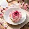 Molde de silicona de rosa tridimensional 3D con hojas, molde para pastel de mousse y pastel de luna de grado alimenticio, vela perfumada DIY
