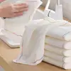 Paño de cocina con borde de bloqueo de color arcoíris, trapo de cocina arcoíris, toalla absorbente para limpiar la mesa, paño de limpieza doméstico engrosado