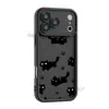 Funda de silicona negra de cobertura total para iPhone 16, silueta minimalista estilo coreano, funda de teléfono simple antideslizante 18pm