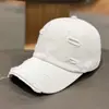 Versión Coreana 2025 Nueva Gorra de Béisbol Rota para Mujer, Moda Primavera y Verano, Circunferencia de Cabeza Grande, Adelgazante de Rostro, Transpirable, Gorra de Pico, Moderna