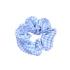 Estilo Azul Leche Coreano ins Elegante Dulce Anillo Intestinal Francés Niña Floral Margarita Cuadros Cuerda para el Cabello Accesorios para el Cabello para Mujeres