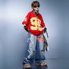 Ropa de Hip-Hop para Actuación Infantil, Trajes Geniales y Atractivos de Manga Corta Estilo Hip-Hop para Niñas y Niños, Ropa de Verano Moderna de Hip-Hop para Niños