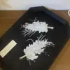 Horquilla de Plumas con Borlas de Halloween Estilo Ballet Súper Hada Elegante Estilo Puro Lujoso Horquilla de Piel Pinza Lateral para Llevar en la Cabeza
