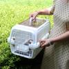 Nueva Caja de Transporte Aérea para Mascotas Gato, Caja de Transporte para Perros Facturada, Caja para Gatos de Salida, Jaula, Bolsa para Gatos, Suministros para Mascotas, Modelo Transpirable de Verano