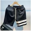 Calças da Moda Juvenil Masculina Japonesa Nova Calça Casual Solta e Moderna Moda Primavera e Outono Preto Não