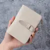 Cartera de cuero PU suave estilo retro, gran capacidad, billetera corta para mujer 80% de descuento con cordón, clip para dinero y tarjetero multifuncional