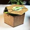 Caja de Regalo Hexagonal para el Festival del Bote del Dragón Caja Plegable Personalizada para Empaquetar Tamales Caja de Regalo Creativa para el Festival del Bote del Dragón Personalizada