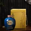 Botella de Vino de Cerámica Jingdezhen 3/5/ 5kg Botella de Licor Botella Vacía Tarro de Vino Sellado para el Hogar Olla de Vino Tarro de Vino para Bodega