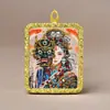 Venta al por mayor de fábrica Color Xizang dorado Kazakilam Tang verde vida pasada lienzo de madre se puede cambiar a figura Thangka