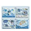 Bolsa para Documentos Nueva de Impresión 3D Transfronteriza Tipo Cremallera A4 Polipropileno Impermeable Dibujos Animados Bolsa de Almacenamiento de Información Documentos Bolsa para Exámenes