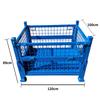 Caja de Volteo Plegable de Metal Personalizada, Canasta de Volteo Espesa de Acero Ma Q235, Caja de Hierro para Logística, Caja de Material de Rejilla Metálica