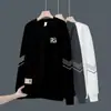 Envío RápidoCamiseta de Manga Larga con Cuello Redondo, Holgada y Gruesa, para Otoño e Invierno, Talla Grande, Versátil
