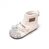 Botas con Lazo para Niñas 2026 Nuevo Estilo Otoño/Invierno Botines de Cristal para Niñas Pequeñas, Botas Martin de Princesa para Niños