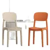 Banqueta de restaurante moderna, minimalista, comercial, moderna, mesa e cadeira para exterior, banqueta redemoinho, cadeira de plástico, cadeira de jantar com encosto espessado para uso doméstico