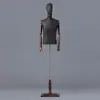 Maniquí de cuerpo entero para exhibición de ropa de hombre, maniquí de tienda de ropa, maniquí de medio cuerpo, soporte para maniquí de traje, ropa formal, soporte para escaparate