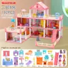 Amazon Casa de Bonecas DIY Crianças Menina Princesa Grande Castelo Villa Casa Presente de Aniversário Casa de Brinquedo Brinquedos