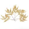 Serie Dorada Flores y Hojas Artificiales Ramitas Doradas Pequeñas Decoración de Año Nuevo Boda Decoración de Festival de Primavera Suministros Ramas Decorativas de Cubo