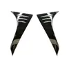Adecuado para 26 modelos de Toyota RAV4, tiras de moldura para ventana trasera, pegatinas triangulares traseras para pilares de ventana de acero inoxidable Weilanda