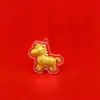Colgante Zodiaco Caballo 2026 Llavero para Hacerse Rico Colgante de Bolsa Dibujo Animado de Pony Cadena para Teléfono Móvil para Amigos