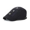 Boina de Proteção Solar de Verão Masculina, Chapéu de Sol Masculino, Boné de Baseball, Boné Bico de Pato, Boné Forward, Chapéu Masculino, Retrô Artístico