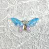 Cross-border New Long Wing Butterfly Acrílico Hairpin Headwear Buraco DIY Decalque de Casamento Artesanato Jóias Acessórios