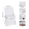 Funda para Silla Plegable Antideslizante de Color Sólido a Prueba de Polvo de Hotel Cubierta Completa para Taburete de Banquete de Bodas Cubierta de Silla Personalización