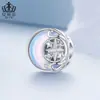 Aiful Original Luna y Estrellas Cuentas DIY Pulsera Versátil Cuentas Sueltas Material de Cobre Pulsera de Ópalo Accesorios Venta al por Mayor