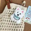 Nuevo Cachorro West Highland Muñeco de Peluche Creativo Colgante Lindo Lindo Lindo Cachorro Llavero para Bolso Colgante Regalo