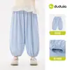 Ropa Infantil Familia Dudu Pantalones Repelentes de Mosquitos para Niñas Ropa de Verano Pantalones para Niñas Estilo Delgado de Verano Pantalones Casuales para Bebés Repelente Físico de Mosquitos