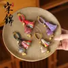 Novos Enfeites de Cabaça Estilo Chinês, Cabalça de Brocado Song, Pingente de Cabalça de Brocado Song Exquisito, Chaveiro de Cabalça Estilo Chinês Vintage