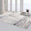 Alfombra de Franela Nórdica de Lujo Ligero Sala de Estar Alfombra Grande Abstracta Dormitorio Alfombra de Cabecera Manta Completa Alfombra Suave y Delicada con la Piel