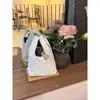Bolso de Lona Decorado con Estrellas para Mujer 2026 Nuevo Estilo Coreano Diseño de Nicho Bolsa de Almacenamiento Portátil Linda Bolsa para Viajar